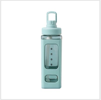 아웃도어 스포츠 케일 1000ml 트라이탄 비 BPA 시간 표시 및 항 부식 코팅