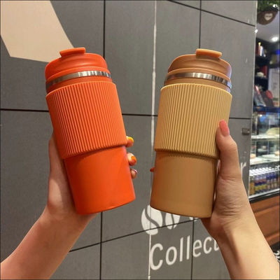 비즈니스 선물 스테인리스 스틸 450ml 테르모스 병 휴대 및 누출 방지 스포츠