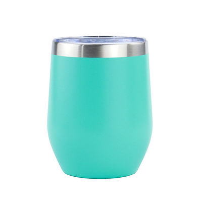 사용자 지정 로고 복사 벽 진공 격리 12OZ 스테인리스 스틸 와인 텀블러 뚜??