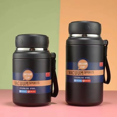 미니멀리즘 디자인 스타일 휴대용 캠핑용 스테인리스 스틸 테르모스 컵 750ml/1000ml