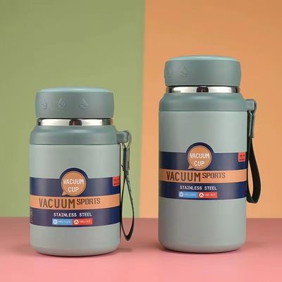 미니멀리즘 디자인 스타일 휴대용 캠핑용 스테인리스 스틸 테르모스 컵 750ml/1000ml