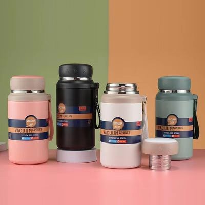 미니멀리즘 디자인 스타일 휴대용 캠핑용 스테인리스 스틸 테르모스 컵 750ml/1000ml