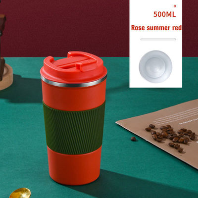 380ml/510ml 304 스테인레스 스틸 이중 벽 테르모스 진공 단열 여행 커피 머그