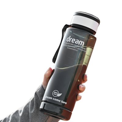 OEM 1L 친환경 시간 표시기 BPA 무료 체육관 스포츠 로고와 함께 PET 플라스틱 물병