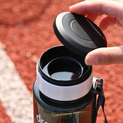 OEM 1L 친환경 시간 표시기 BPA 무료 체육관 스포츠 로고와 함께 PET 플라스틱 물병