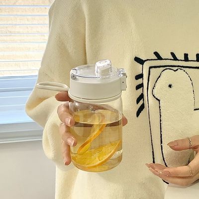 400ml/600ml 누출 방지 물병 제거 가능한 필터 압축형 야외 스포츠용