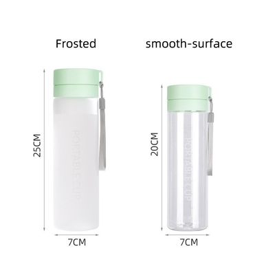 600ML 800ML PC 플라스틱 물병 로프로 BPA를 막는 운동용