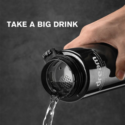 1000ML 환경 친화적 인 BPA 무료 야외 스포츠 병 캠핑용 물 흐르는 방법