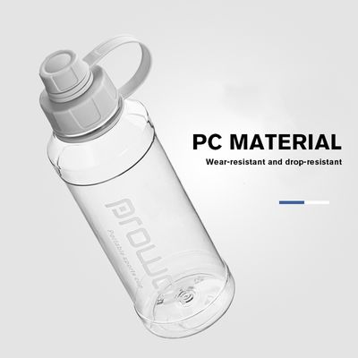 유니섹스 적용 가능 1000ML BPA 없는 투명한 플라스틱 물병 끓는 물에 적합