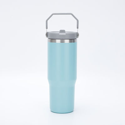 20oz/30oz 스테인리스 스틸 텀블러 고립 진공 컵 누출 방지 플립과 빨대