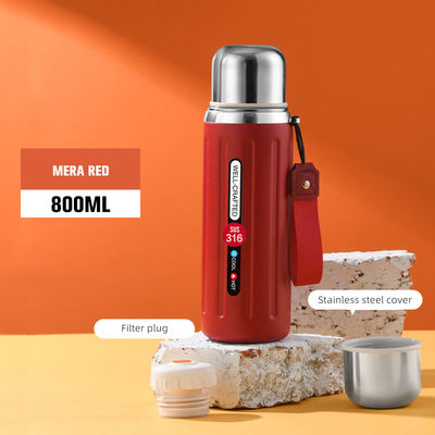 316 스테인레스 스틸 휴대용 여행 컵 600ml/800ml 용량 및 사용자 정의 색상