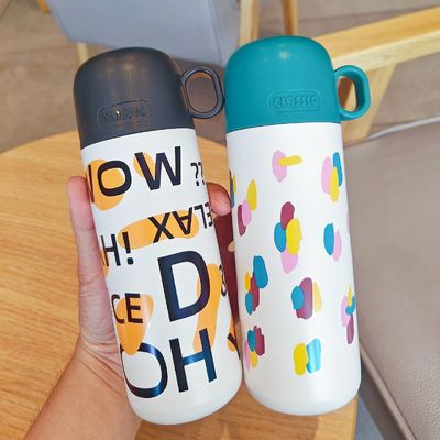 500ml 용량 현대 디자인 316 스테인레스 스틸 단열 테르모스 컵 진공 병