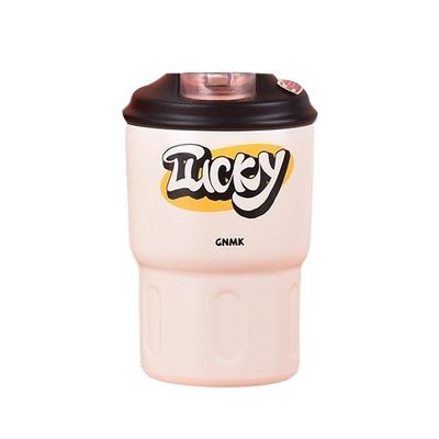350ml 귀여운 디자인 스테인리스 스틸 듀얼 벽 진공 단열 커피 컵 뚜??