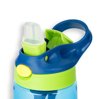 맞춤 인쇄 로고 BPA 무료 어린이 플라스틱 물병 500ML 짚과 스푸이트