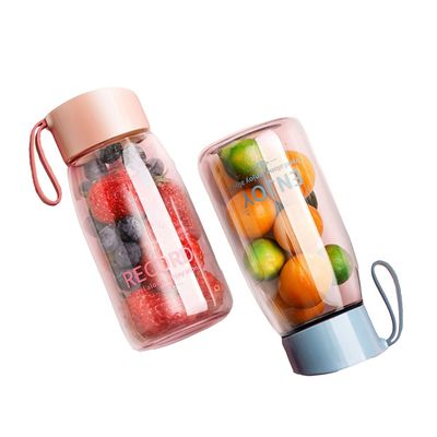 380ml 야외 스포츠 물컵 밧줄 손잡이 및 장착 된 항 부식 코팅