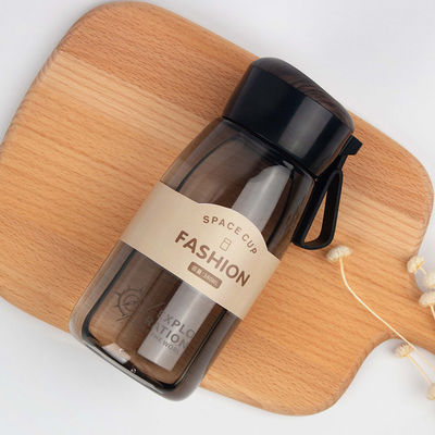 사용자 지정 로고 용납 380ml 뚜?? 과 손잡이가 있는 선명한 플라스틱 음료 병