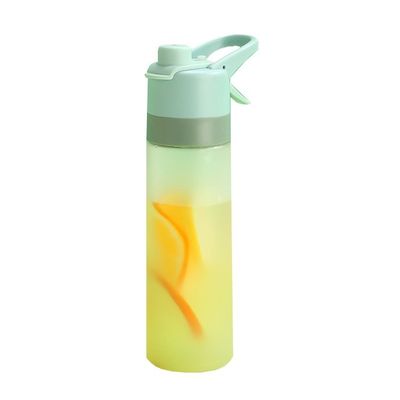 지속 가능한 플라스틱 재료로 만든 자전거용 휴대용 650ML 스프레이 음료컵