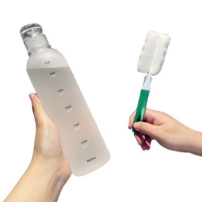 열 격리 500ML 스포츠 시간 표시기 플라스틱 음료수 병