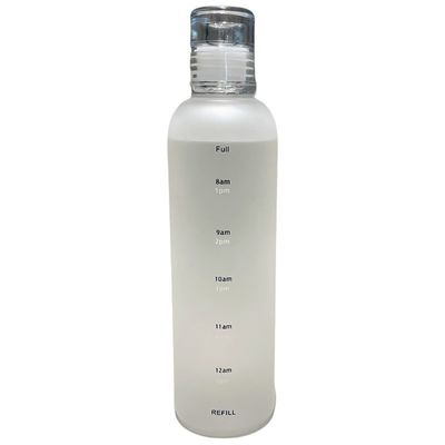 스포츠 캠핑 여행용 500ML 시간 표시 플라스틱 물병 뚜?? 과 뚜??