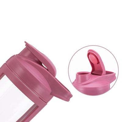 플라스틱 피트니스 물병을 위해 650ML 체육관 쉐이커 병