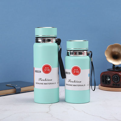CLASSIC 디자인 사용자 지정 로고 1000ml 스포츠용 단열 테르모스 병 커피 텀블러
