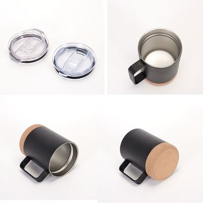 12oz 16oz 스테인리스 스틸 진공 단열 커피 여행 컵 뚜?? 과 핸들