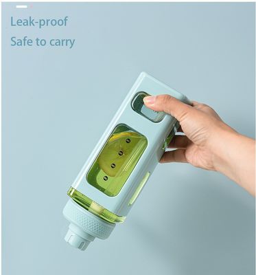 재료 700ML 평방 캠핑용 휴대용 고온 내성 플라스틱 병