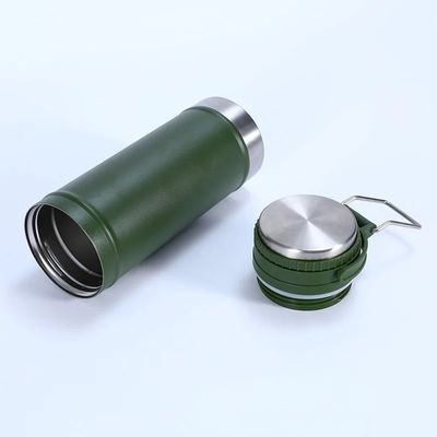 직선 컵 750ml 다채로운 색상 옵션과 함께 이중 벽 스테인레스 스틸 진공 병