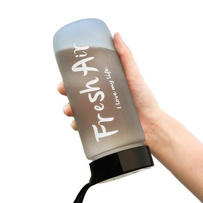 여행 및 스포츠용 휴대용 600ML 얼음 물병 누출 방지 디자인