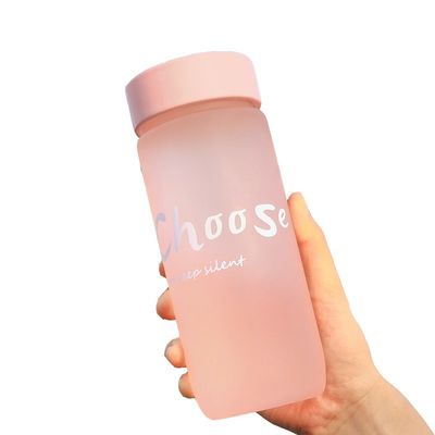 600ml 크리에이티브 얼음 물컵 야외활동용 친환경 플라스틱 병