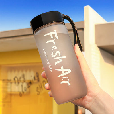600ml 크리에이티브 얼음 물컵 야외활동용 친환경 플라스틱 병