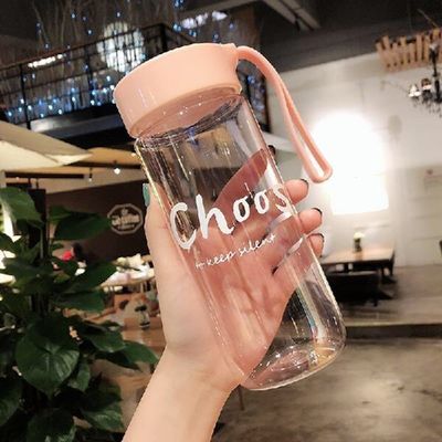 600ml 크리에이티브 얼음 물컵 야외활동용 친환경 플라스틱 병