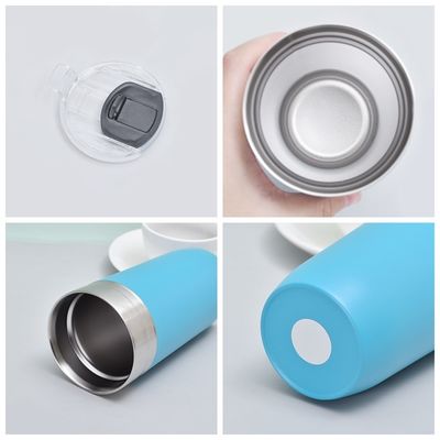 16oz 진공컵 맞춤 로고 피트니스 스포츠 스테인레스 스틸 단열 커피 컵 뚜??