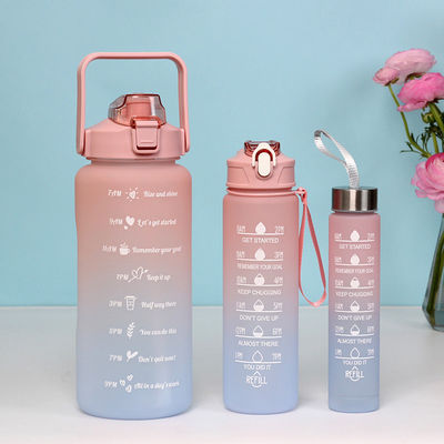 3개/세트 휴대용 스포츠 색상 물병 2000ML 900ML 280ML LID