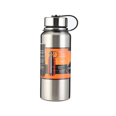 1500ml 단열 된 이중 벽 텀블러 고 용량 휴대용 진공 병 손잡이