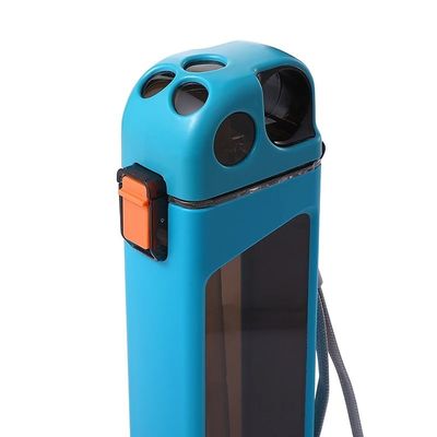 인기 있는 사각형 모양 야외 여행 물병 350ml 용량 BPA가 없는 물병