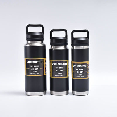 맞춤형 로고 600ml 800ml 휴대용 스테인리스 스틸 진공 단열 물병 어린이 체육관 병