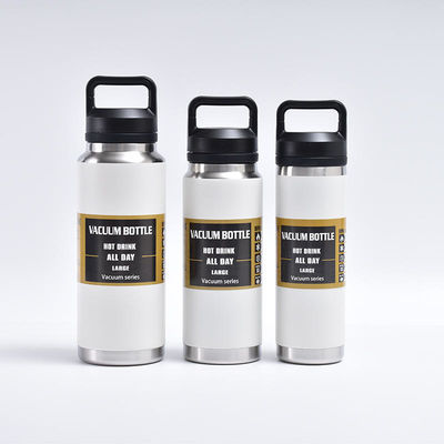 맞춤형 로고 600ml 800ml 휴대용 스테인리스 스틸 진공 단열 물병 어린이 체육관 병