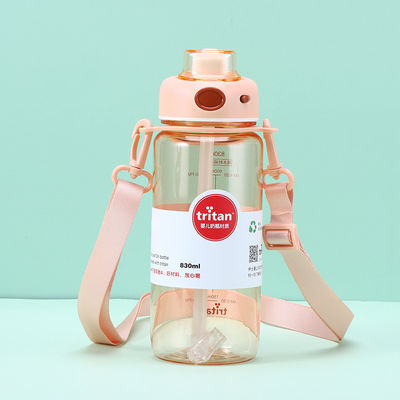 700ml 및 830ml 체육관 갤런 스포츠 물병 시간 표시기와 함께 BPA 무료 재사용 플라스틱 트리탄