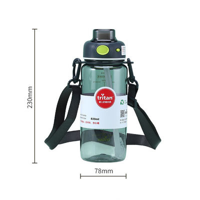 700ml 및 830ml 체육관 갤런 스포츠 물병 시간 표시기와 함께 BPA 무료 재사용 플라스틱 트리탄