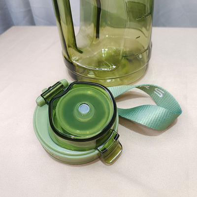1200ml Bpa 무료 넓은 입 체육관 당신의 부엌을위한 동기 부여 플라스틱 물병