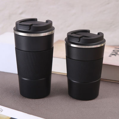 스레인 스틸 물컵 380ml 510ml 맞춤 로고 넓은 입 커피 컵