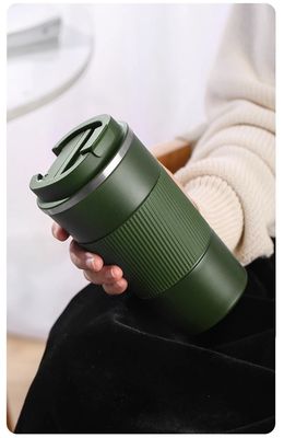 휴대용 380ml 510ml 진공 단열 텀블러 스테인리스 스틸 테르모스 병 뚜??