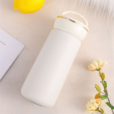 400ml 이중 벽 스테인레스 스틸 열 컵 단열 음료 병 텀블러 물병
