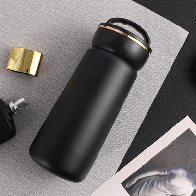 400ml 이중 벽 스테인레스 스틸 열 컵 단열 음료 병 텀블러 물병