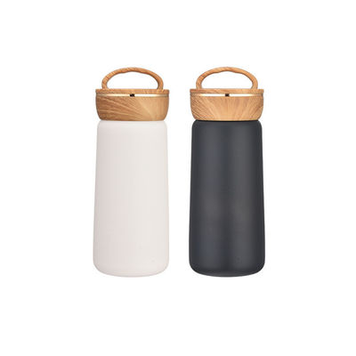 400ml 이중 벽 스테인레스 스틸 열 컵 단열 음료 병 텀블러 물병