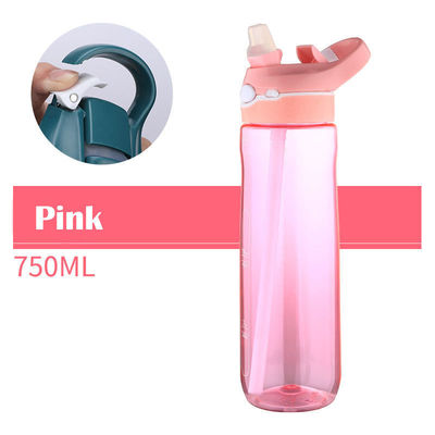 750ml 피트니스 단백질 체육관 쉐이커 병 빨대 트리탄 식품 실리콘 물병