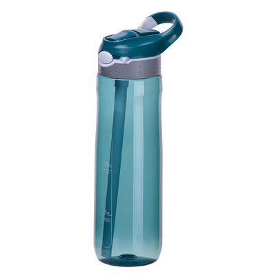 750ml 야외 스포츠 여행 물병 시간 표시기와 트리탄 식품 실리콘