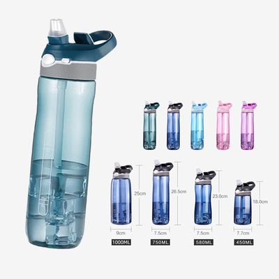 750ml / 25oz 용량 분홍색 트리탄 물병 체육관 애호가들의 지속 가능한 선택