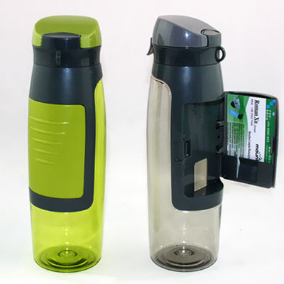 750ml 용량 휴대용 스포츠 플라스틱 음료수 병 카드 저장장치